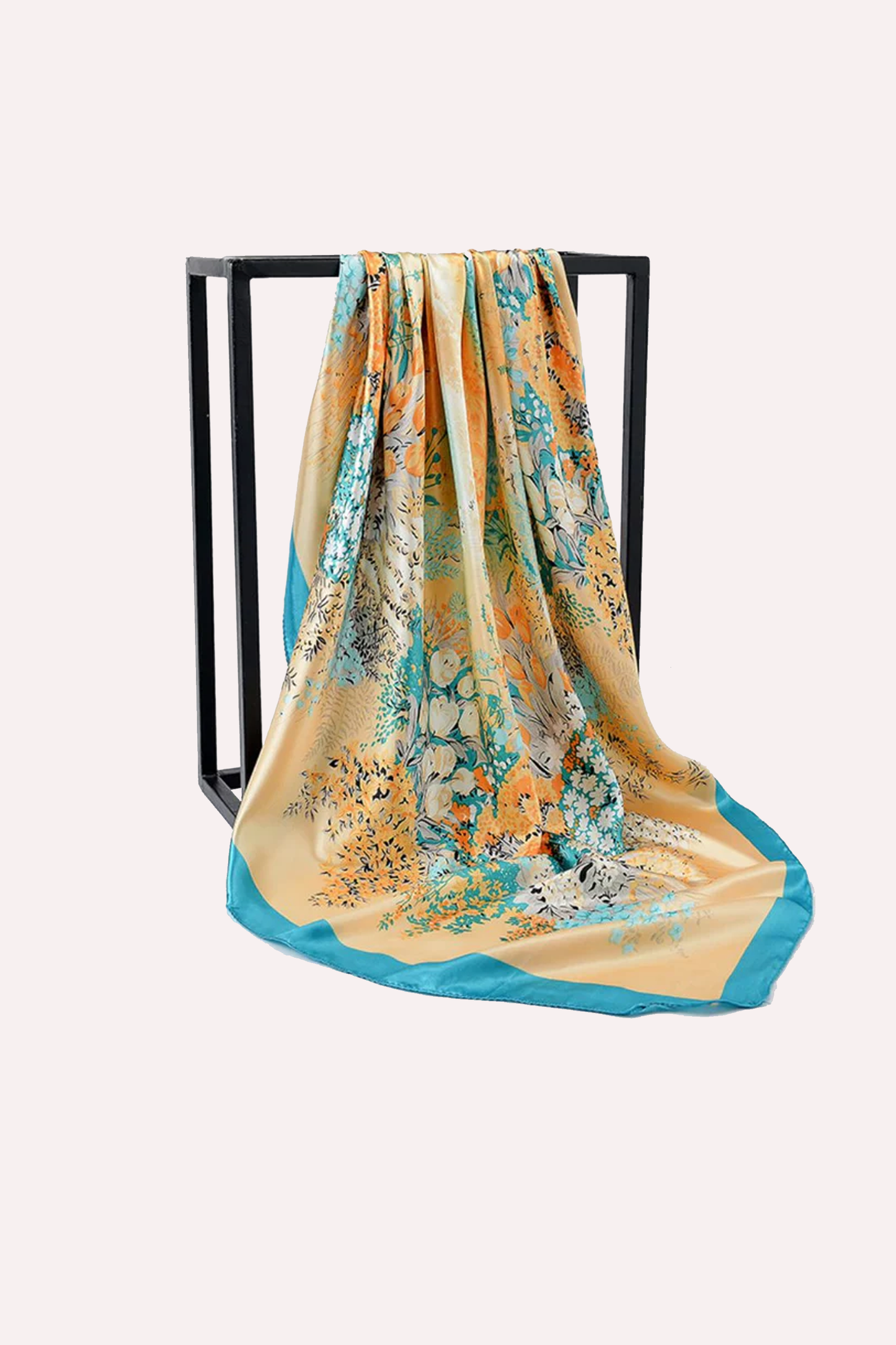 Phoenix - Orange and Golden Hue Ladies Silk Scarf