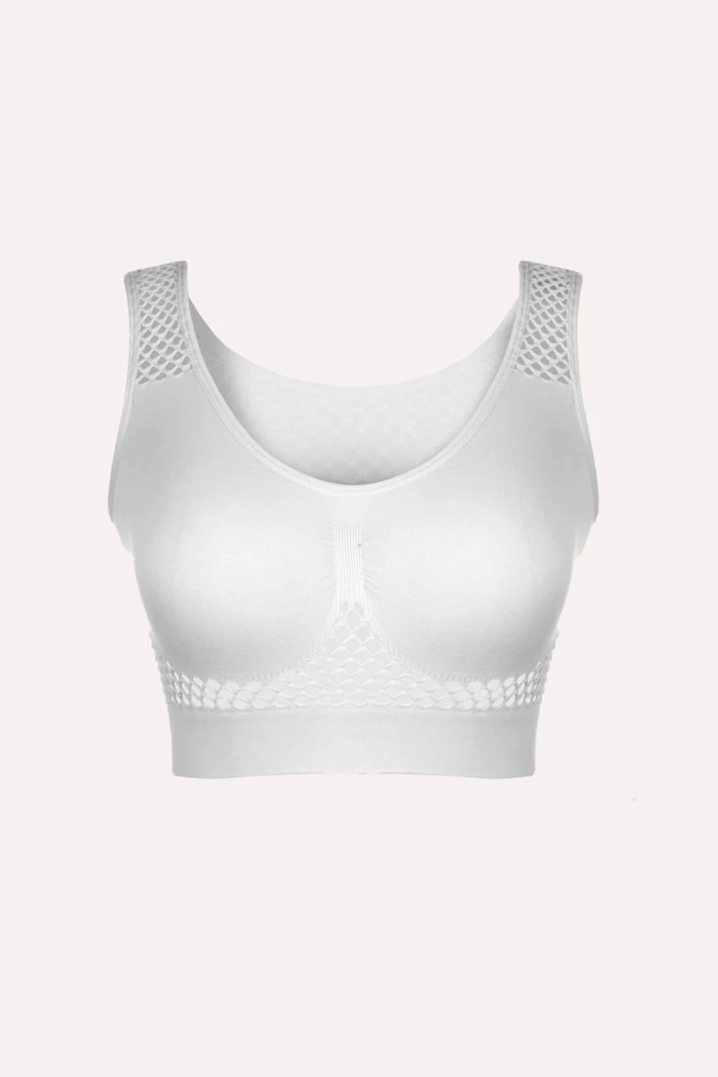 AXXD Sports Bras For Women Girl Magnetic White Bralette U-Neck Mesh Padded  Invisible Lingerie For Clearence