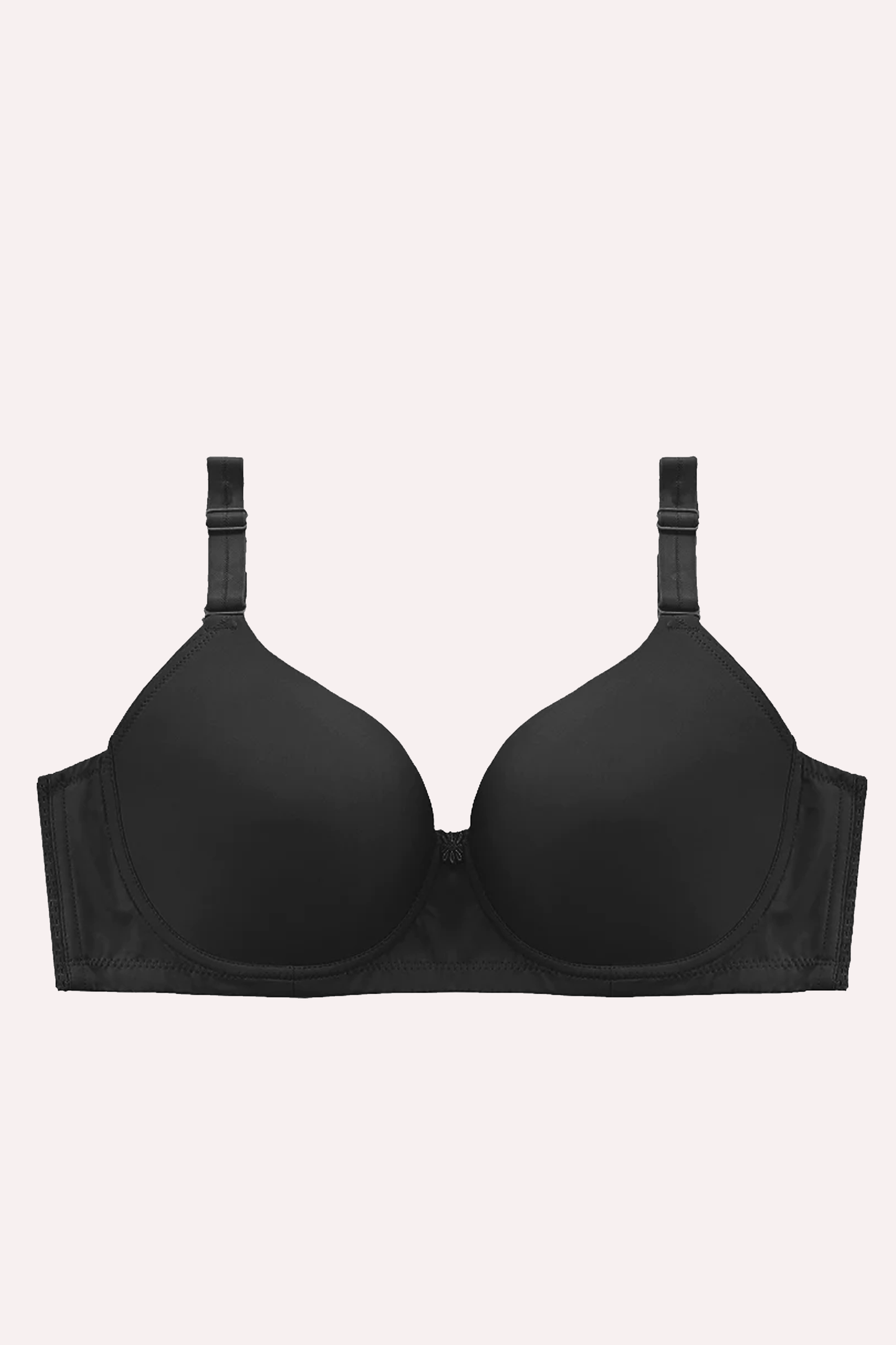 Silver - Soft-Padded Woman Bra