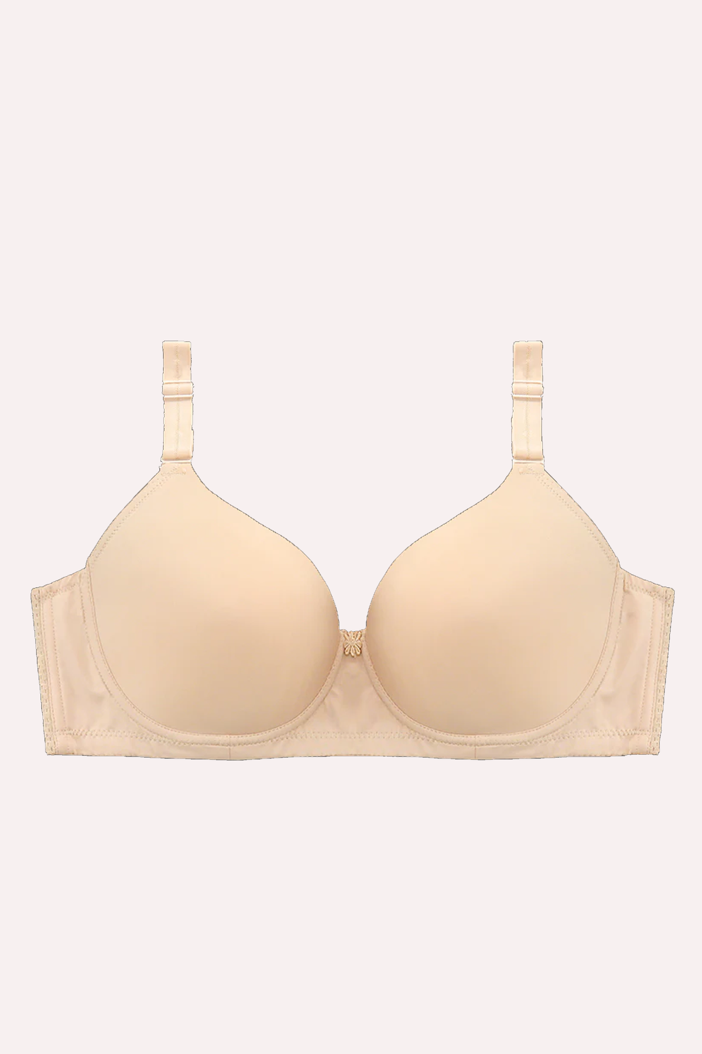 Silver - Soft-Padded Woman Bra