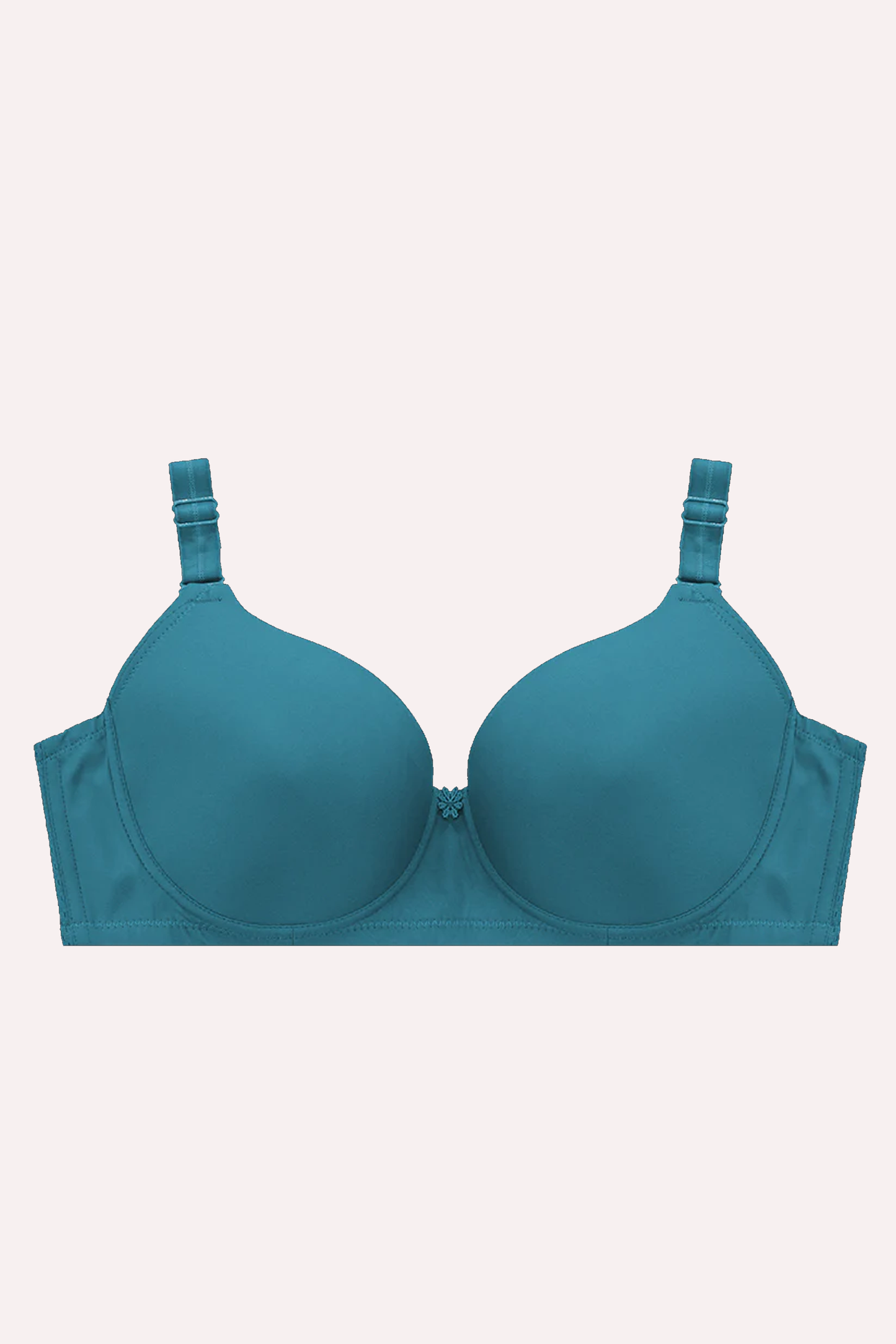 Silver - Soft-Padded Woman Bra