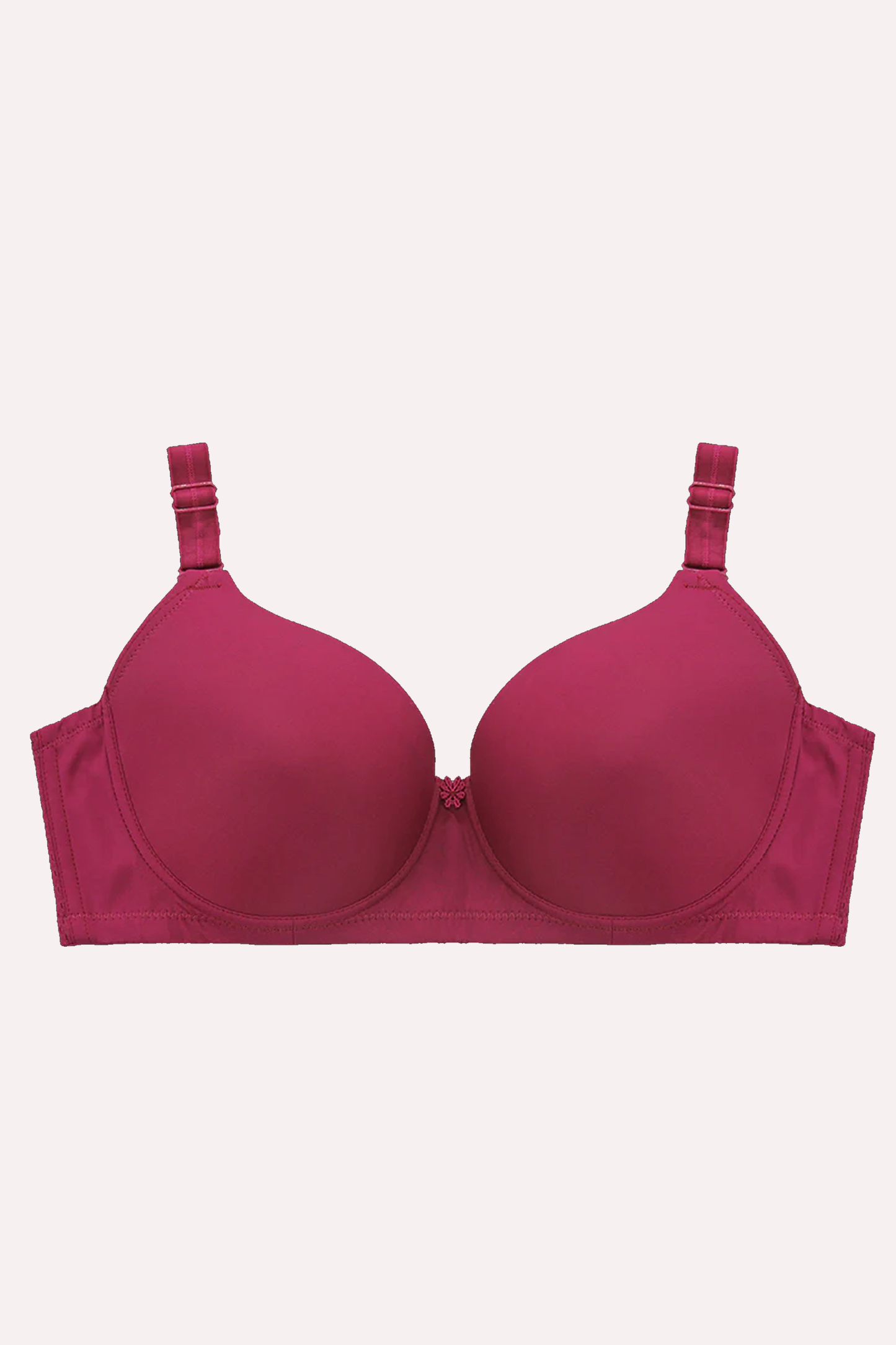 Silver - Soft-Padded Woman Bra