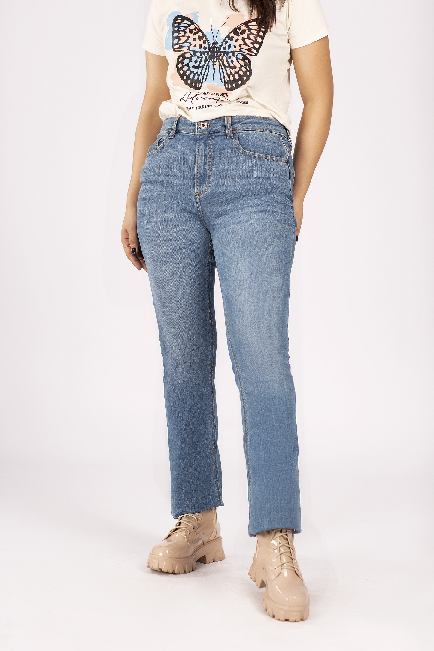 Rhine Denim - Light Blue Jeans for Girls