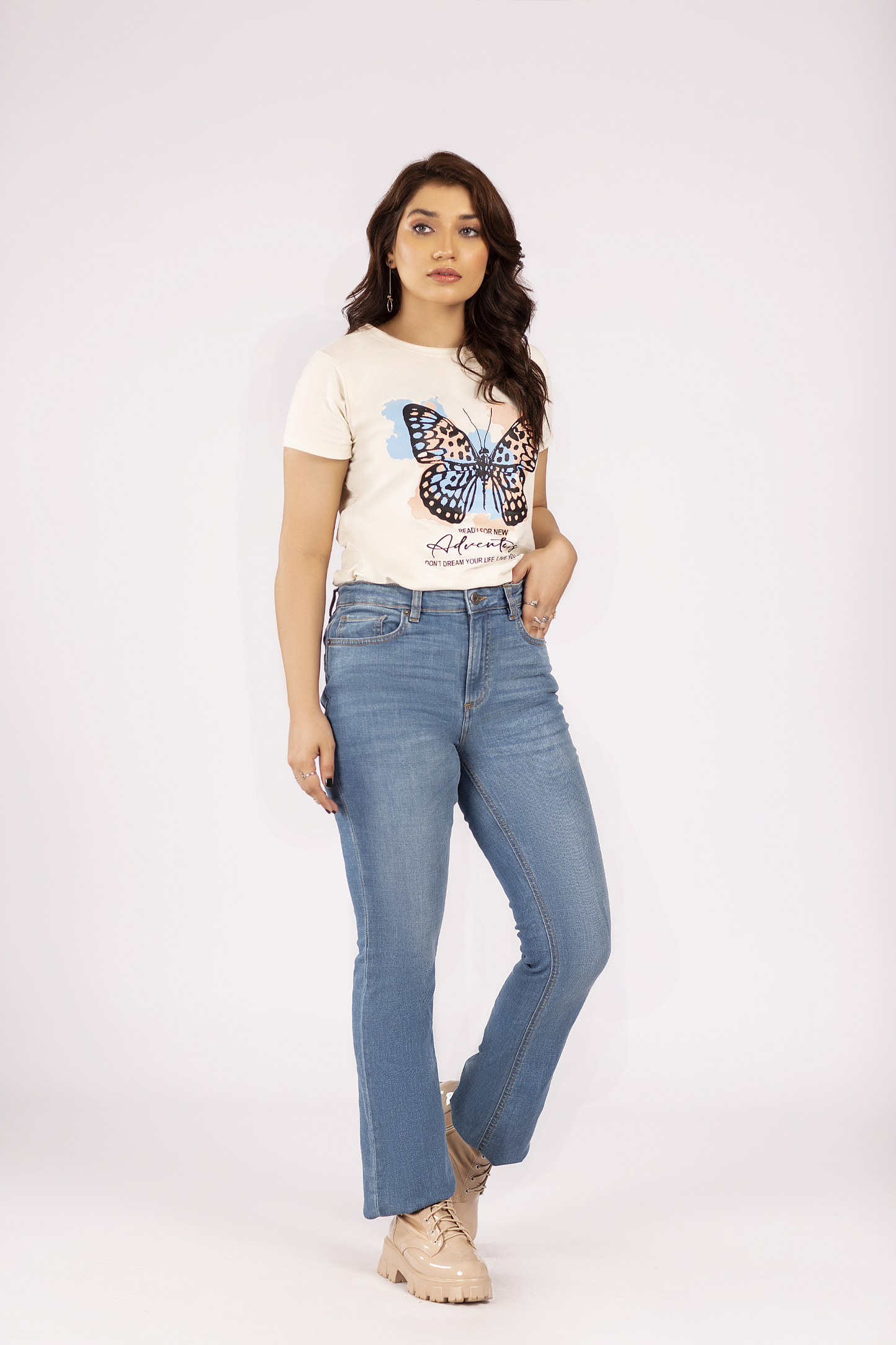 Rhine Denim - Light Blue Jeans for Girls