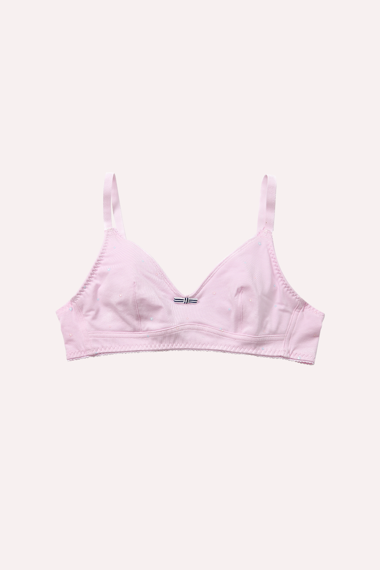 Buy Brag Teens Double Layered Wirefree Bra - Pink at Rs.299 online