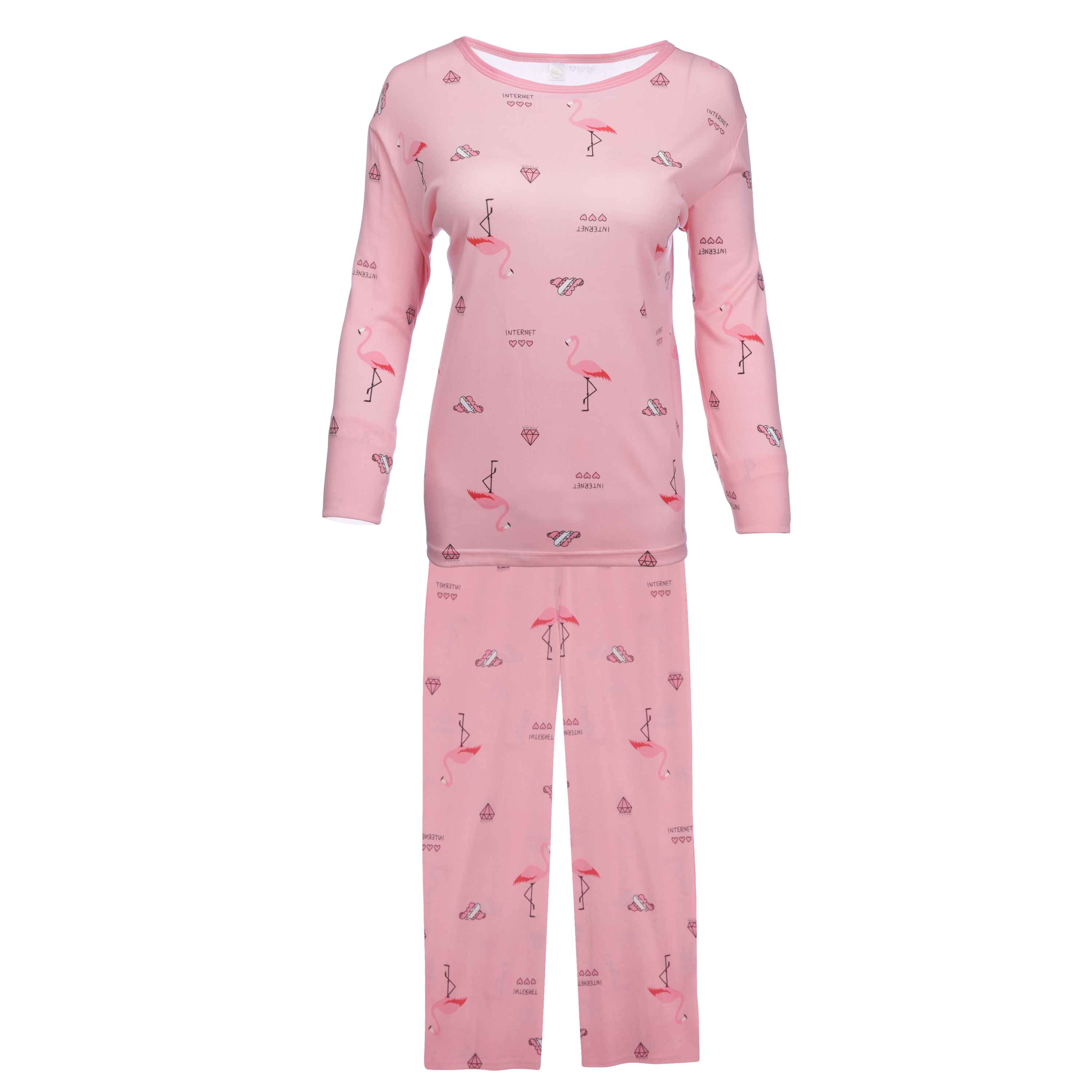 Flamingo Night Suit | Buy Cotton Night Suit – Girl Nine